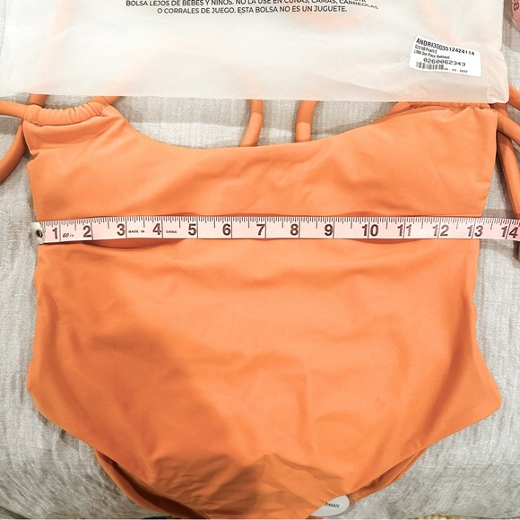 ANDREA IYAMAH | LIMA PEACH ONE PIECE SWIMSUIT, Size S *NWT* - Picture 7 of 11